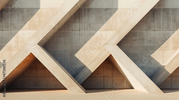 Fototapeta abstract of modern architecture background, concrete wall textured background