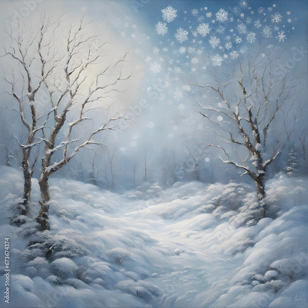 Obraz snow wallpaper