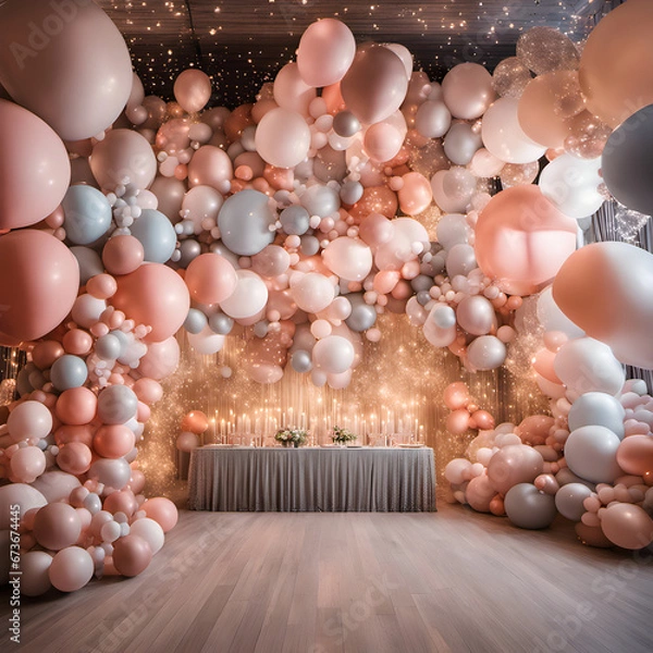 Obraz Balloons at a party