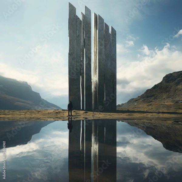 Obraz Intersection of Parallel Dimensions at Monolith