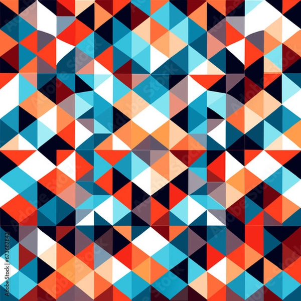 Fototapeta seamless geometric pattern