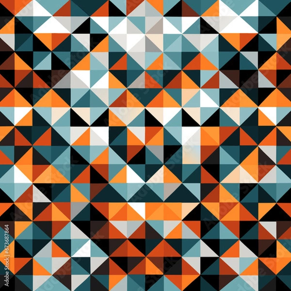 Fototapeta seamless geometric pattern