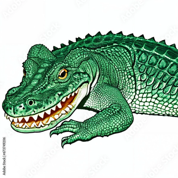 Obraz green iguana
