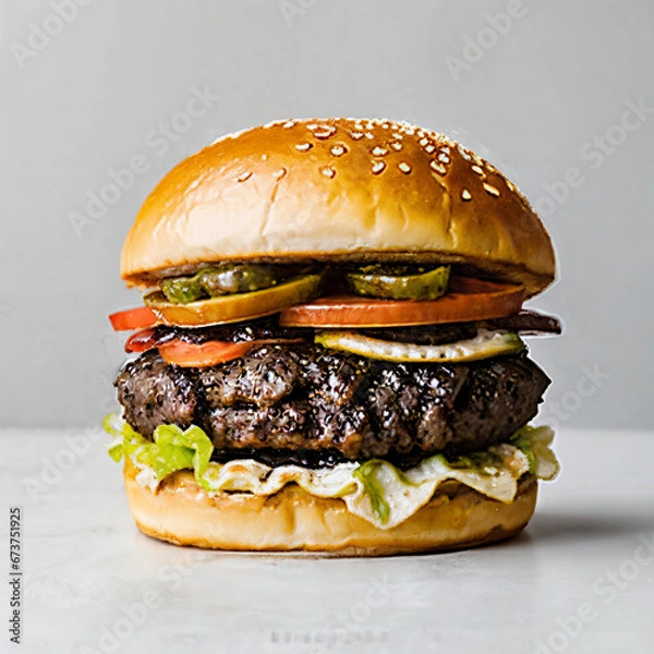 Obraz hamburger