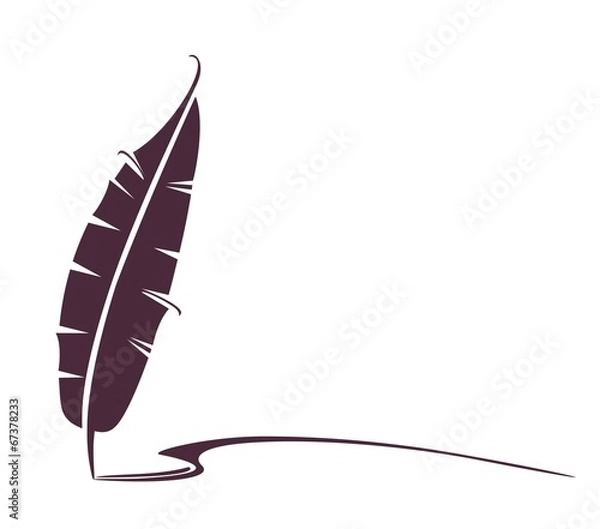 Obraz Эскиз пера