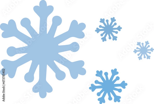 Obraz Snowflake illustration