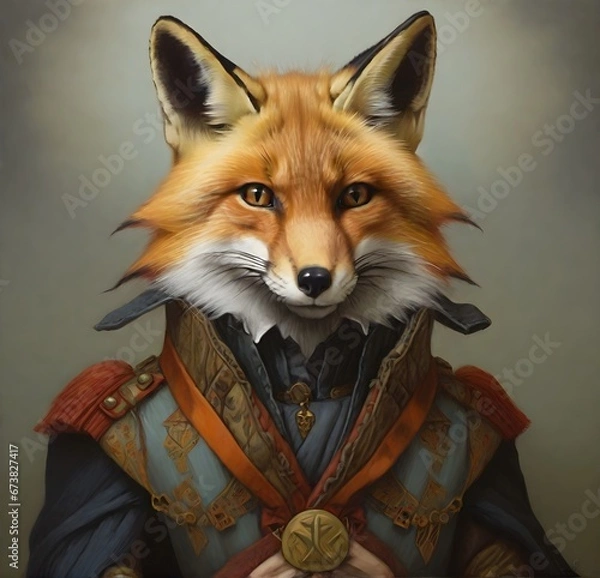 Fototapeta red fox vulpes