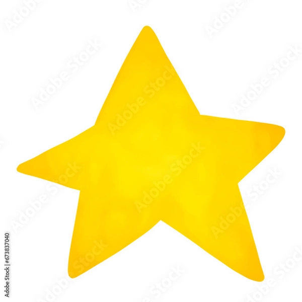 Obraz A yellow star