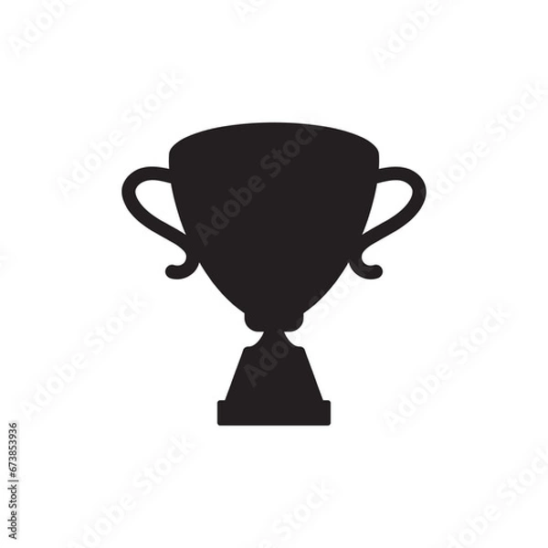 Fototapeta trophy icon design vector isolated