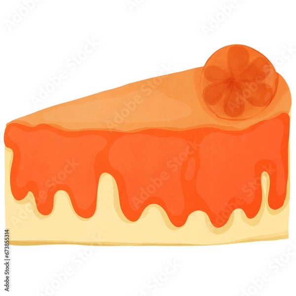 Fototapeta Orange cake 