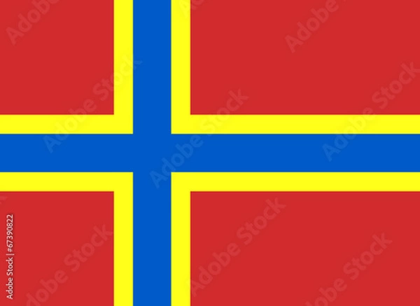 Fototapeta Official Orkney Community Flag