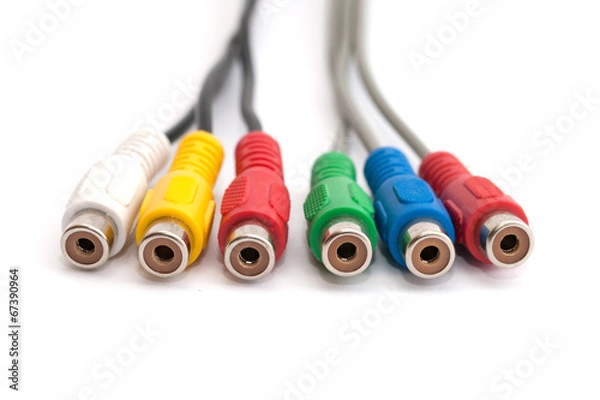 Fototapeta Cinch connectors