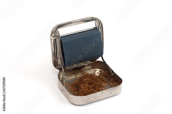 Fototapeta Cigarette rolling machine