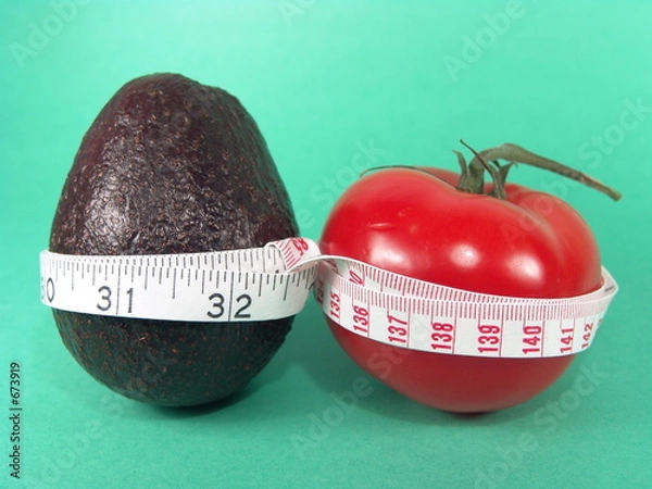Obraz avocado & tomato