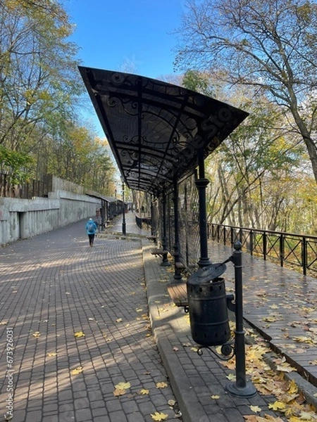 Obraz old bridge in autumn