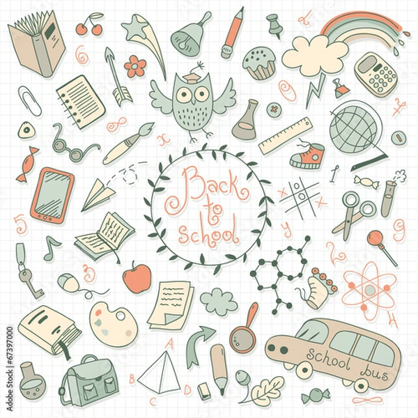 Fototapeta Back to school