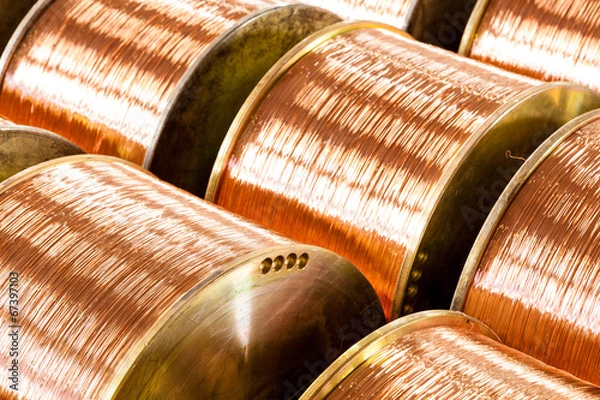 Obraz copper cable factory
