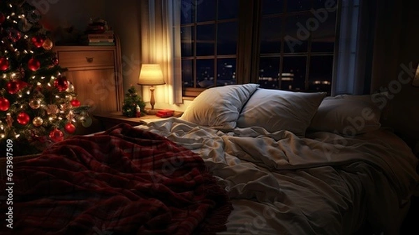 Obraz Christmas Bedroom