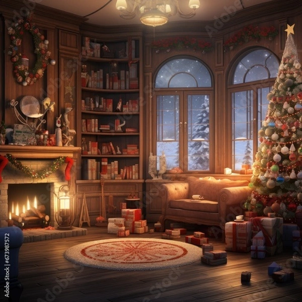 Obraz Christmas room