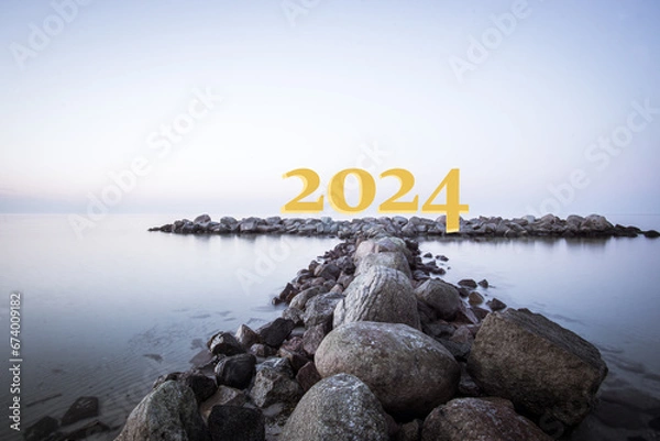 Fototapeta 2024 will be a good year