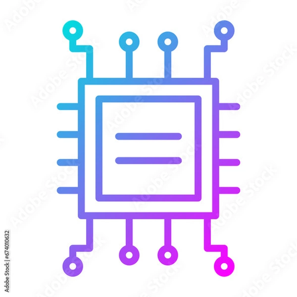 Obraz Electric Circuit Icon
