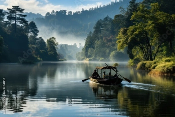 Obraz Peaceful nature landscape