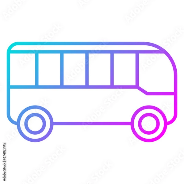 Fototapeta Bus Icon