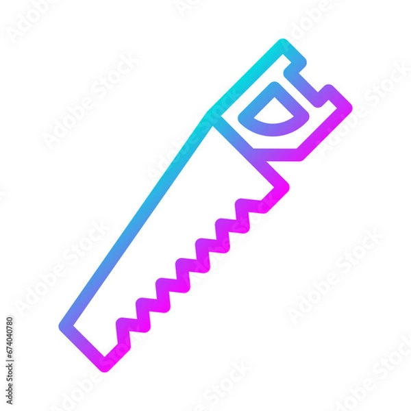 Fototapeta Sawing Icon