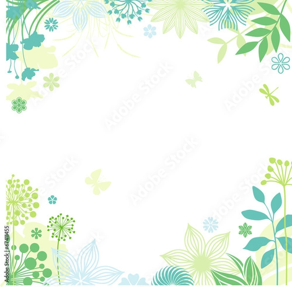 Fototapeta Wiosenne rośliny