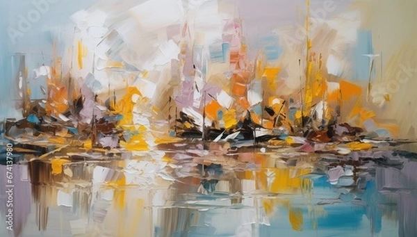 Obraz abstract paint background