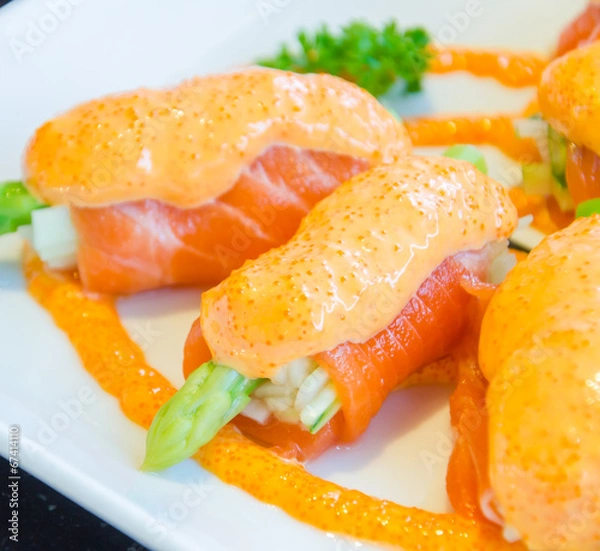 Obraz Salmon roll