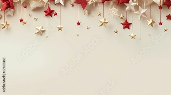 Obraz christmas background with stars