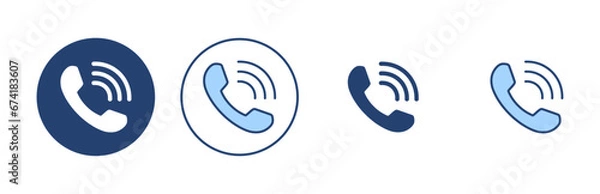 Fototapeta Call icon vector. telephone sign and symbol. phone icon. contact us