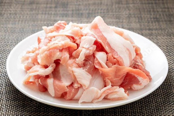 Obraz 豚こま切れ肉。
