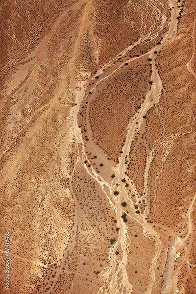 Obraz Desert the top view