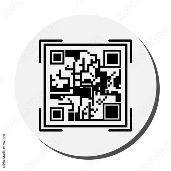 Fototapeta QR Code