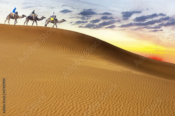 Obraz Podróżuj z wielbłądem