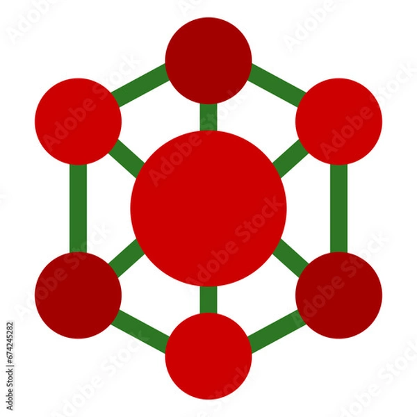 Fototapeta Molecular