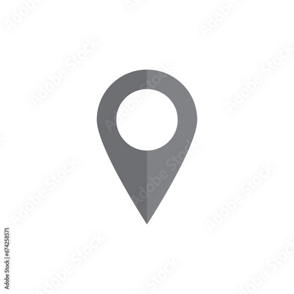 Obraz Map pointer - vector icon, flat trendy style illustration on white background..eps