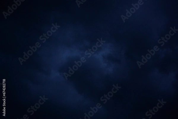 Obraz sky with clouds dark background