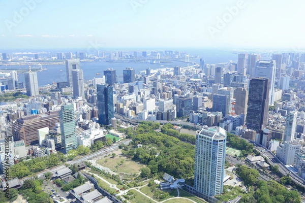 Fototapeta 東京タワーからの眺め
