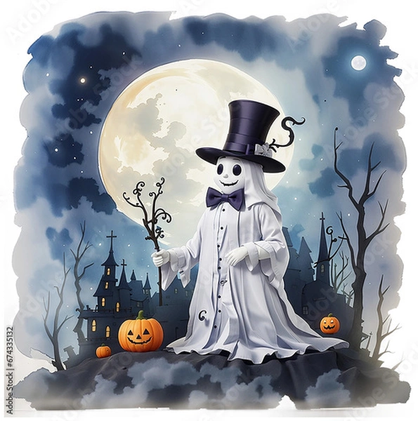 Obraz Halloween Ghost Clipart