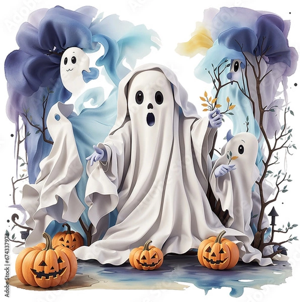 Obraz Halloween Ghost Clipart