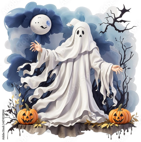 Obraz Halloween Ghost Clipart