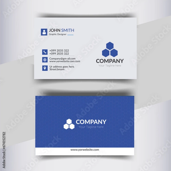 Obraz Abstract business card