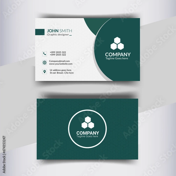 Obraz Abstract business card