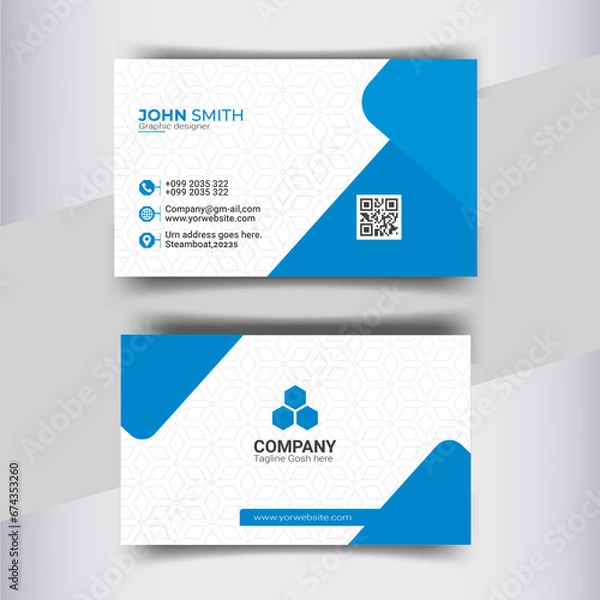 Obraz Abstract business card