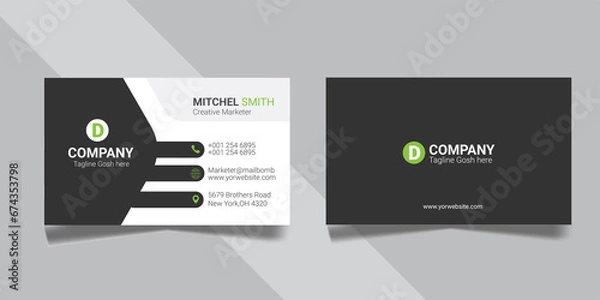 Obraz Business card,