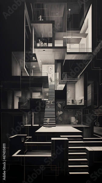 Fototapeta abstract architecture