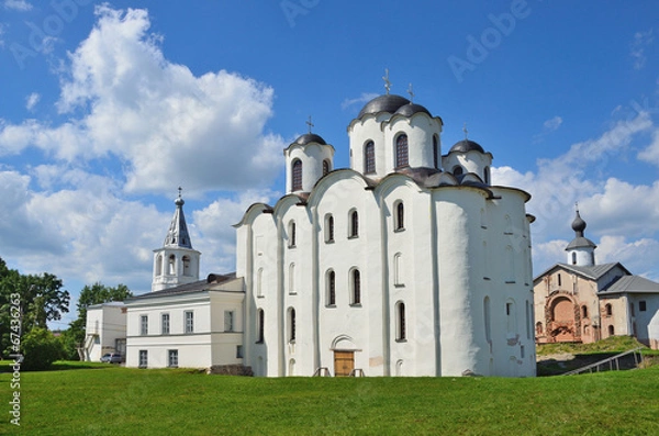 Obraz Великий Новгород, Ярославово дворище, Николо-Дворищенский собор